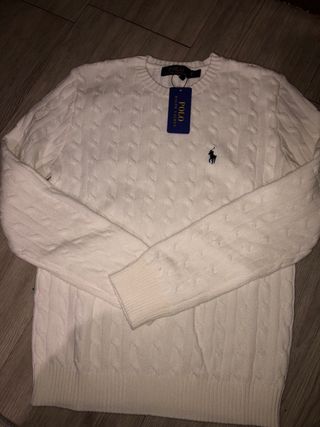 Jersey Polo Ralph Lauren Blanco Talla M