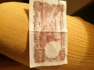 Billete 100 pesetas 1970