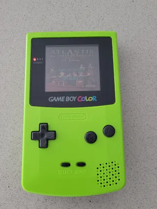 Nintendo Game Boy Color Verde + Juego Atlantis