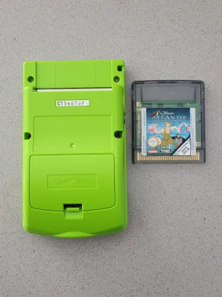 Nintendo Game Boy Color Verde + Juego Atlantis