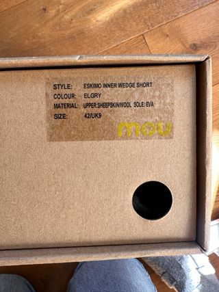 Botas Mou grises talla 42