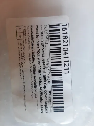 Tappo serbatoio motorino nero