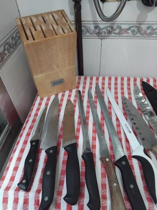 Lote de cuchillos de cocina