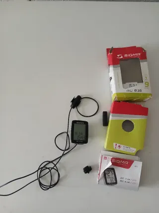 Cuentakilómetros con cable Sigma BC 9.16