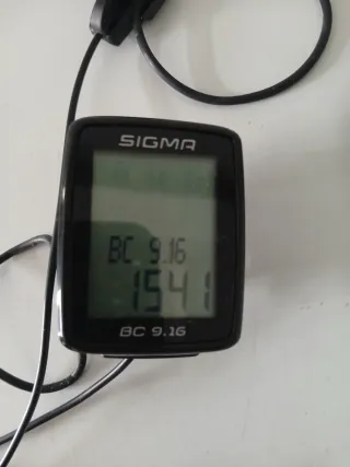 Cuentakilómetros con cable Sigma BC 9.16