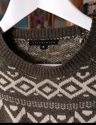 Jersey Tintoretto  verde Diseño Étnico