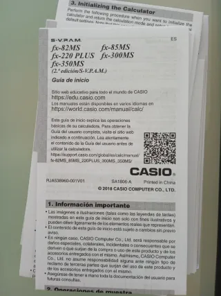 Calculadora Casio fx-82 MS 2nd Edition