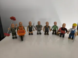 8 Figuras Mighty World Oficios