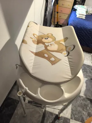 Cambiador bañera para bebé con estampado