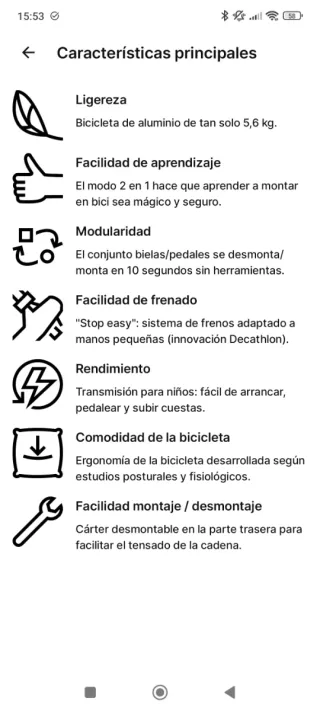 Bicicleta infantil aluminio 14 Discover 900