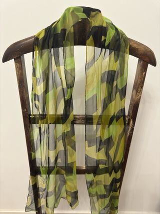 Vestido fiesta mujer largo tonos verde talla 40