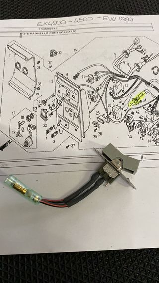 Interruttore Pannello Controllo Generatore Honda E