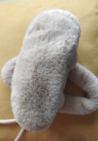 Bolso pelo Zara niña beige de mano y bandolera