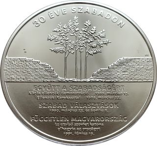 Moneda 3000 Forint Hungría 2020