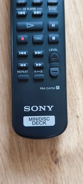 Sony RM-D47M Remote Control - Minidisc Deck