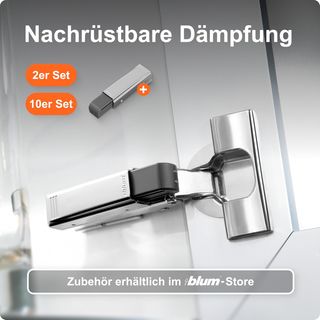 Blum Clip Top - Bisagra para muebles (110°, recta,