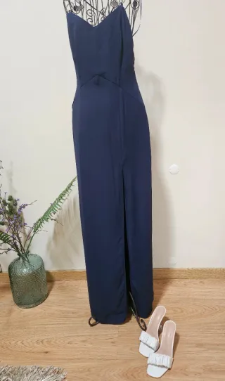 Vestido Bershka azul tamanho M