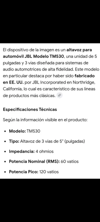 Altavoces JBL Vintage Coche 60W/120W