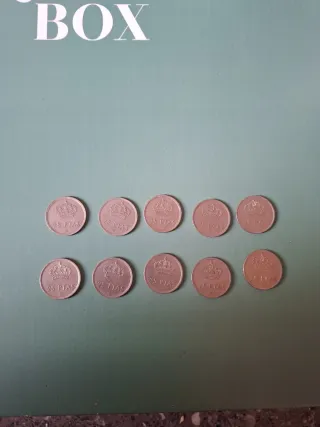 Monedas 25 Pesetas Juan Carlos I (10 uds)