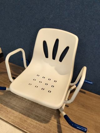 Mobiclinic Silla de baño giratoria Lago Reposabraz