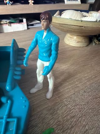 Lancha y figura Tortugas Ninja 1989