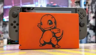 Dock Switch Charmander carcasa Nintendo Switch