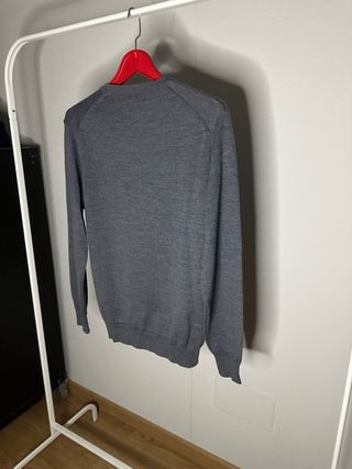 Jersey Zara Lana Gris Talla L