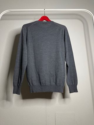 Jersey Zara Lana Gris Talla L