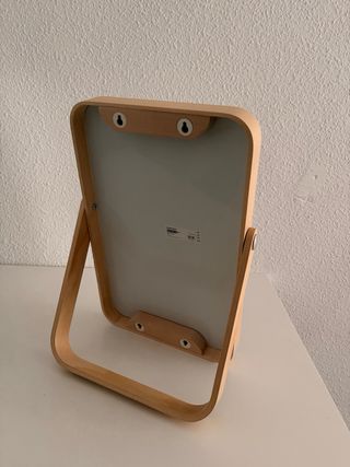 Espejo de tocador de madera