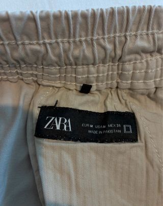 Pantalón Zara Chino Beige Talla M