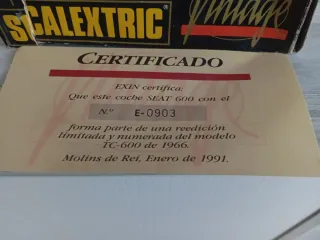 Scalextric Seat 600 Vintage Caja Original