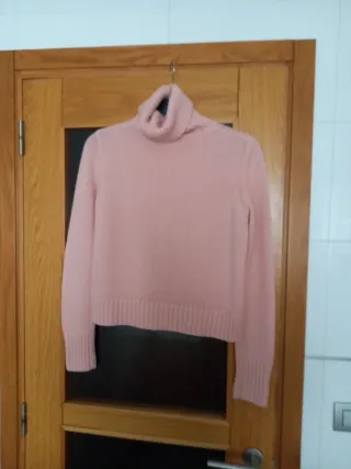 Jersey rosa cuello alto