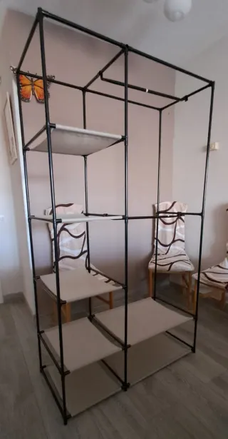 Guardaroba Smontabile in Tela e Metallo