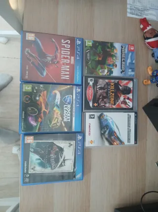 Lote 6 Videojuegos PS4, Switch, PSP