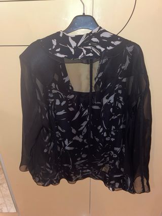 Cardigan Krizia con canotta floreale XL