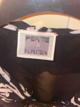 Cardigan Krizia con canotta floreale XL