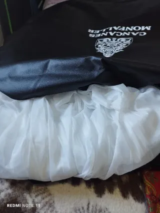 Cancán Fallera nuevo con etiqueta.Talla 100 blanco