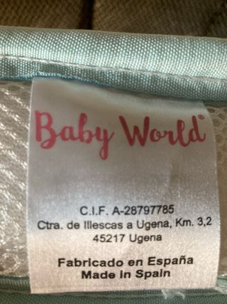 Colchón Minicuna Blanco + protector