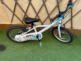 Bicicleta Infantil Decathlon Blanca