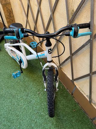 Bicicleta Infantil Decathlon Blanca