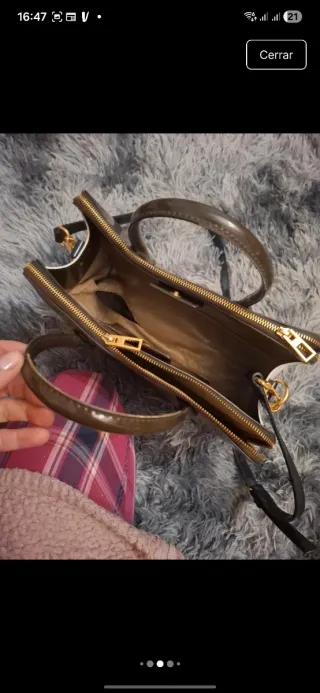 Bolso Bimba y Lola Negro y Dorado