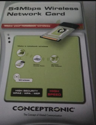 Conceptronic Tarjeta Red Inalámbrica 54Mbps