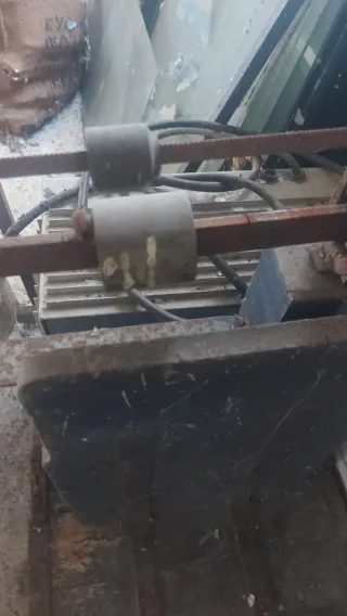 Báscula industrial antigua