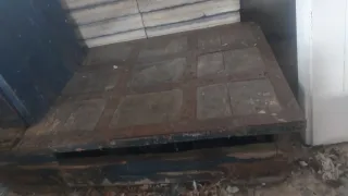 Báscula industrial antigua