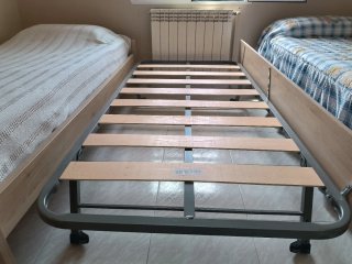 Cama Nido Bicama Madera y Tela