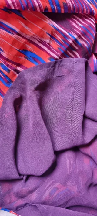 Vestido largo estampado talle 42