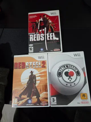 Juegos Wii: Red Steel, Red Steel 2, Table tennis