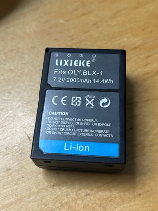 2 X Batteria per Fotocamere LIXIEKE BLX-1 per Olympus