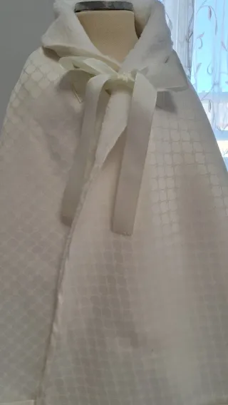 Capa Fallera Niña Blanca Talla Única
