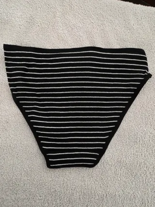 Bragas HANA a rayas (beige, negro, gris)